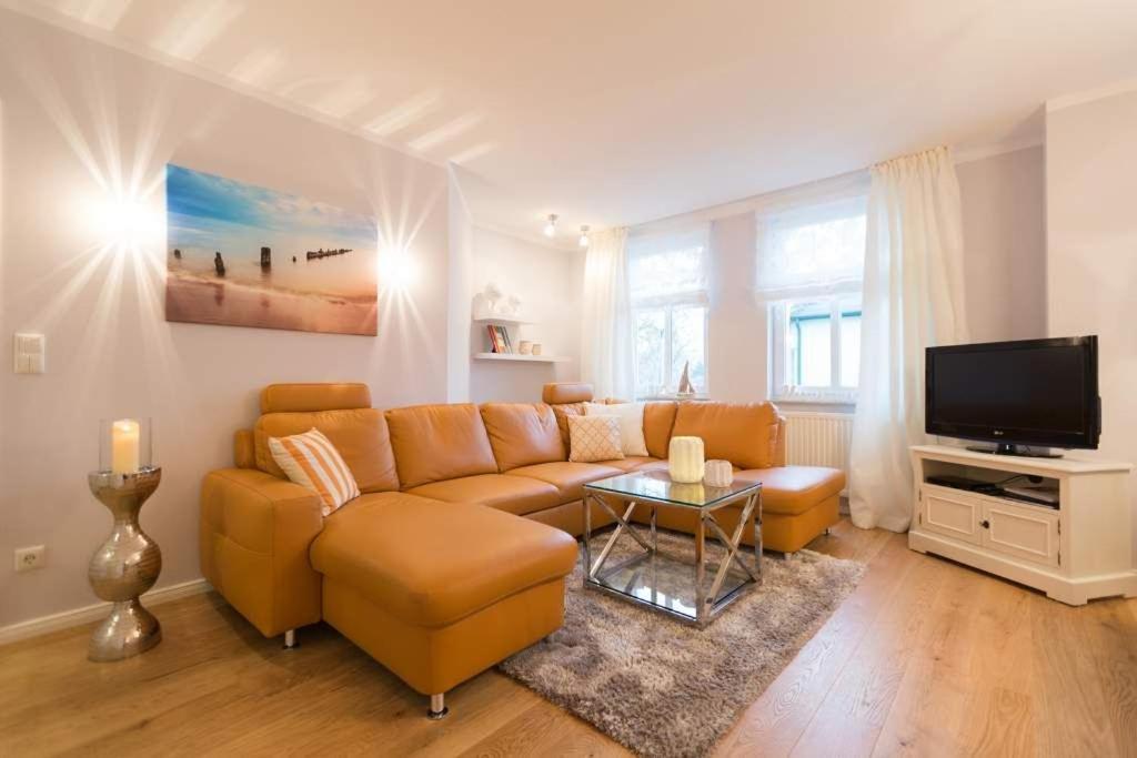 شقة Haus Am Kurpark, App Ahlbeck هيرينجسدورف المظهر الخارجي الصورة